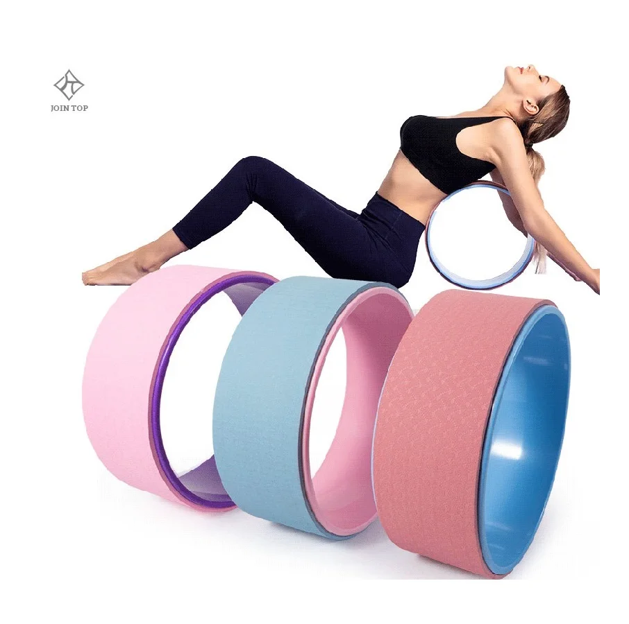 

Jointop cheap wholesale factory price fitness gym exercise eva yoga wheel, Stock color or customized