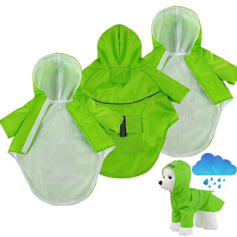 

COLLABOR Waterproof Function With Adjustable Poncho Pet Raincoat For Dog, Solid, digital print