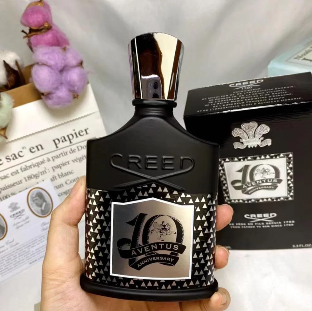 

Top Quality !New Creed Aventus 10th Anniversary Perfume 100ML 3.4 fl. oz Eau de Parfum Brand Fragrance Long Lasting Smell