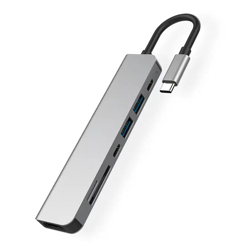 

Hot Sale Type C Port HD-MI HUB Docking Station Usb 3.0 Adapter Fast Charging Usb C Hub for MacBook