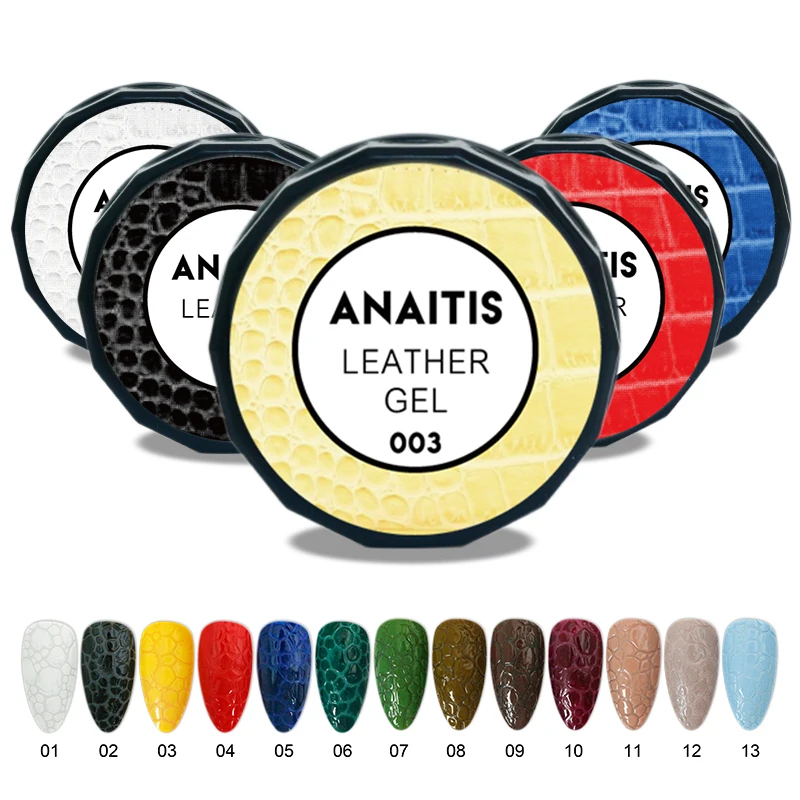 

QSHY Custom Logo Private Label UV LED Leather Effect Long Lasting 14 Colors Vintage Durable Nail Art Painting Gel Polish