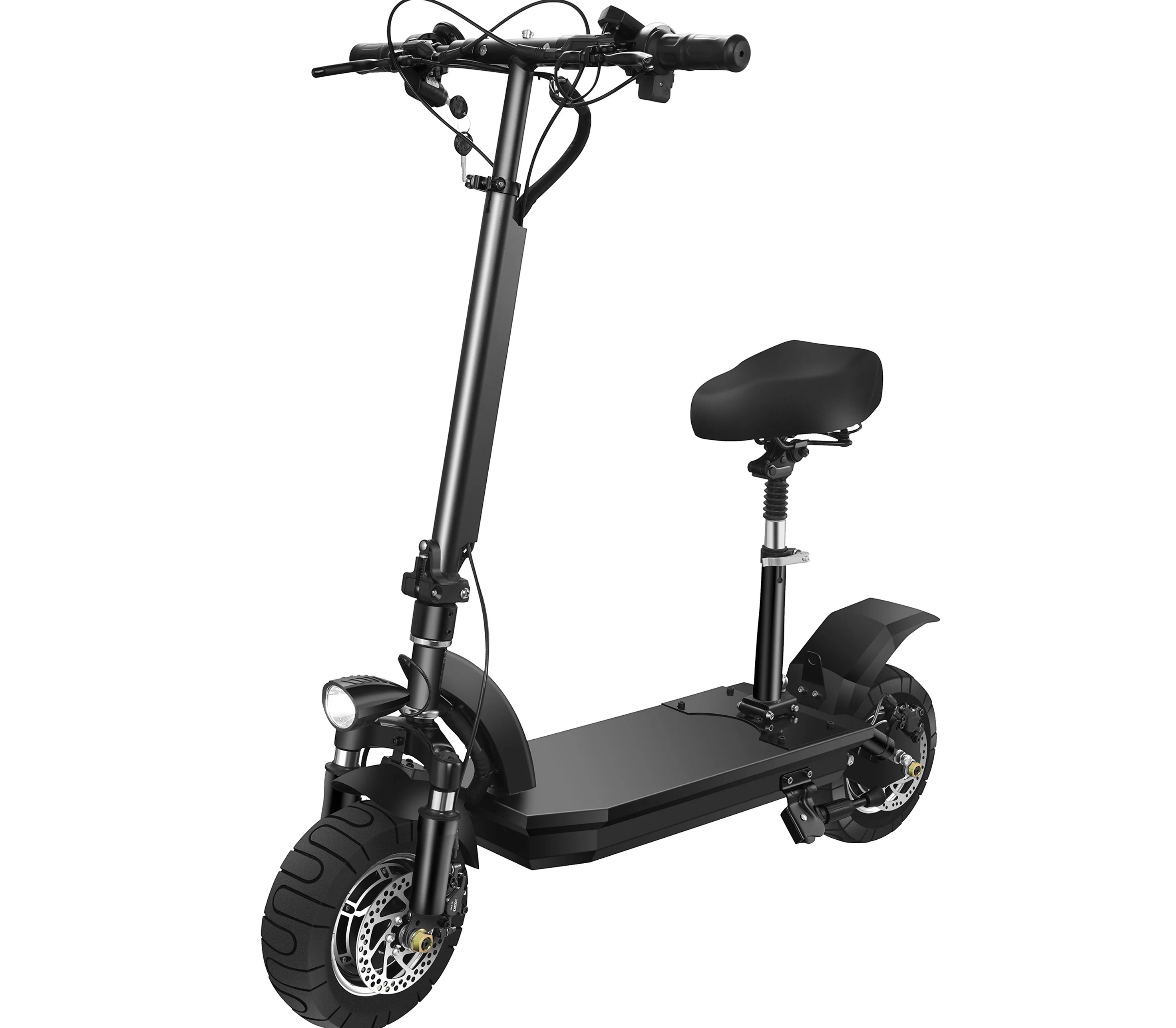 

Sell durable folding electric bike black and white two electric cars 1200W power