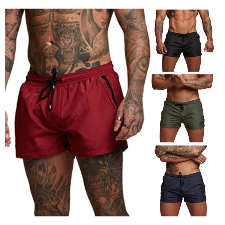 

Baisheng Workout Drawstring Elastic Waist Sweat Short Trousers Men's Shorts