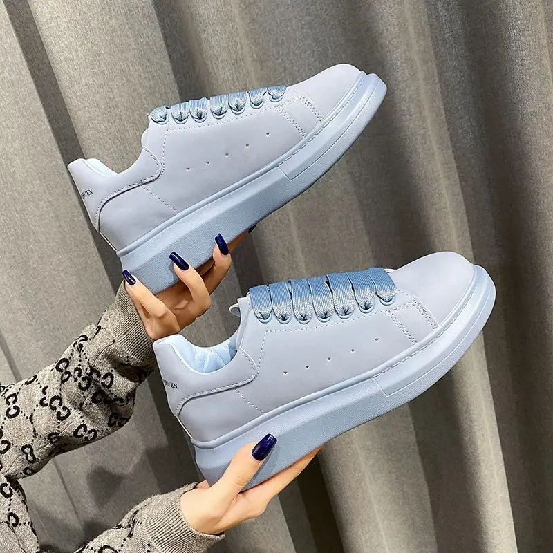 

Women Casual Shoes Female Genuine Leather Fashion Chunky Sneakers Outdoor Running Platform Sneaker 2020 New Women Sport Shoes