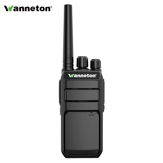 

wanneton customized am/fm walkie talkie am radio two way FM UHF ham radio woki toki, Black