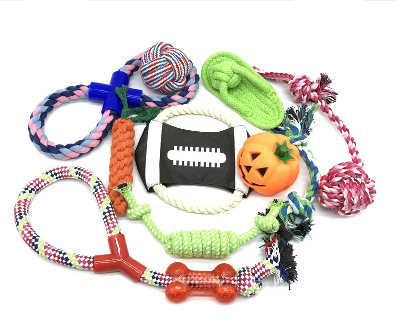 Bulk Dog Toys 10-pack Dog Rope Pet Chew Toy Set Assorted Dog Toys - Buy ...