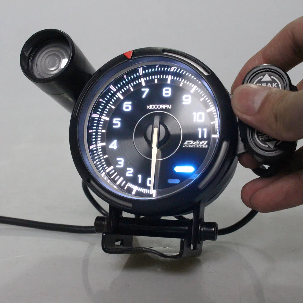 Defi A1 3.75 Inch Tachometer 7 Colors 0-11000 Rpm Gauge With Shift ...