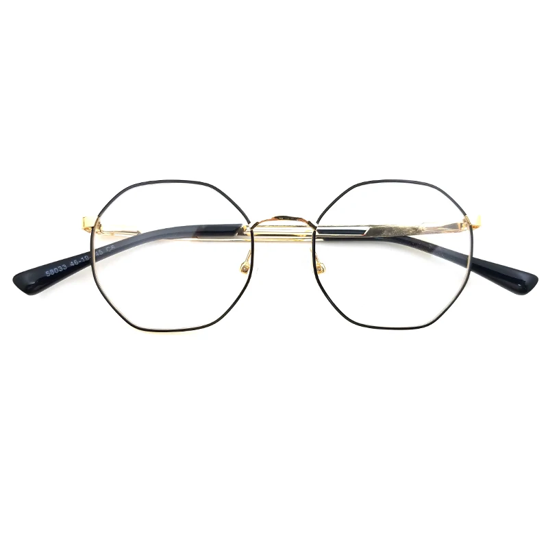 

High Quality Luxury Unisex Metal Slim Frame Anti Blue Light Optical Glasses Eyewear