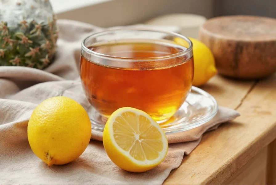 benefits of drinking ginger tea with lemon