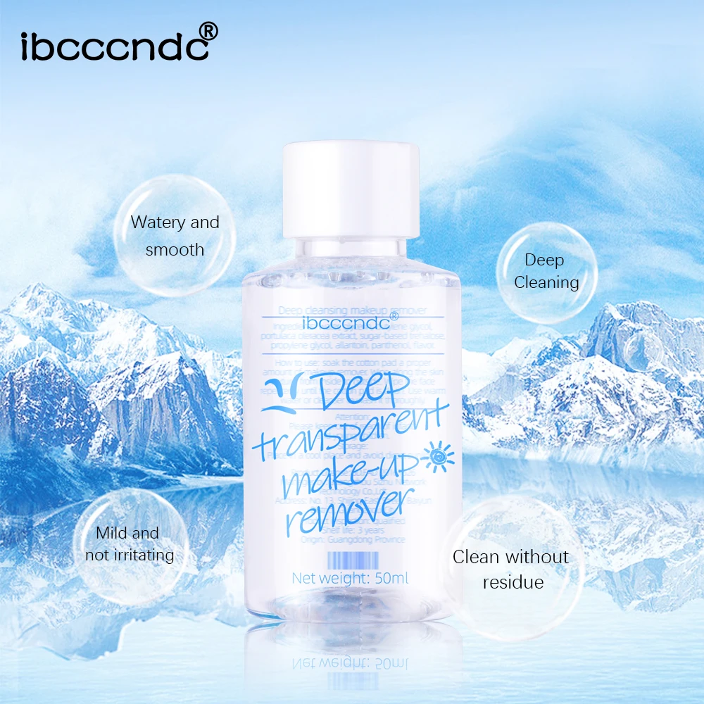 

Ibcccndc Deep Transparent Makeup Remove Liquid Face Eye Lip Cleansing Water Mild Non-irritating Quick Makeup Remover