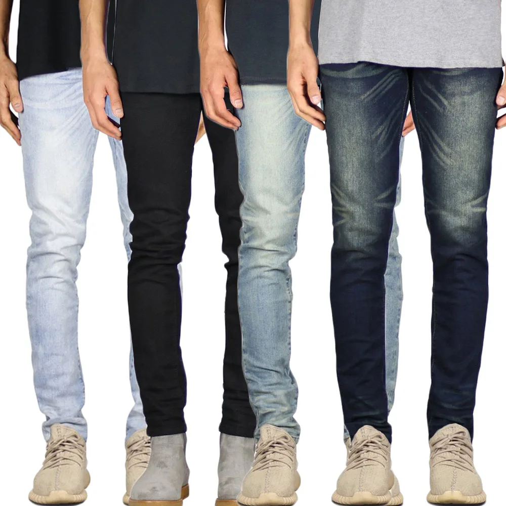 

Custom OEM In Stock High Quality Denim Pants Men Skinny Jeans