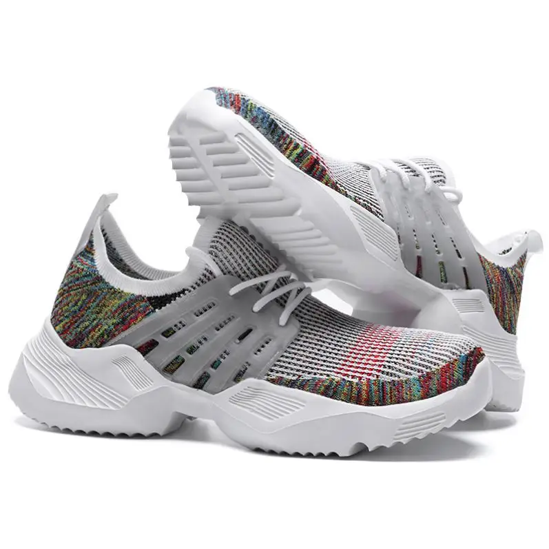 

oinetakoak High Quality Light Weight Running Tennis Mesh Sneakers Outdoor Sport Casual Athletic Men Shoes, Black/white/red