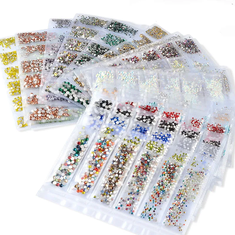 

Handmade Jewelry DIY Accessories Glass Plating Flatback Nail Art Bling Rhinestone Crystal, Various color