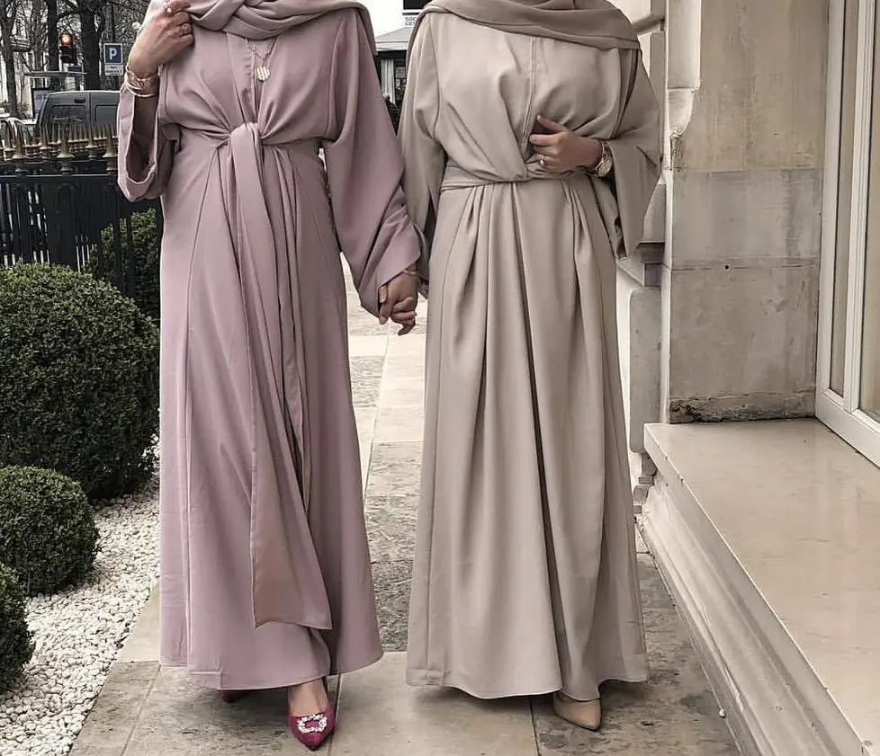 

BMDR99 Arab Turkish Jilbab Dubai Long Muslim Women Islamic Dresses Plain Latest Designs Pray Simple Black Abaya, Black,pink.blue,purple,baige