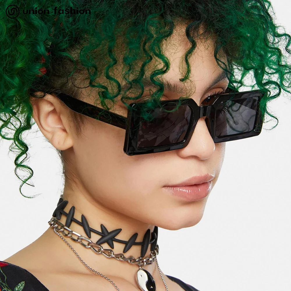 

Trendy New Luxury Retro Women Mens Glasses Small Square Frame Sunglasses