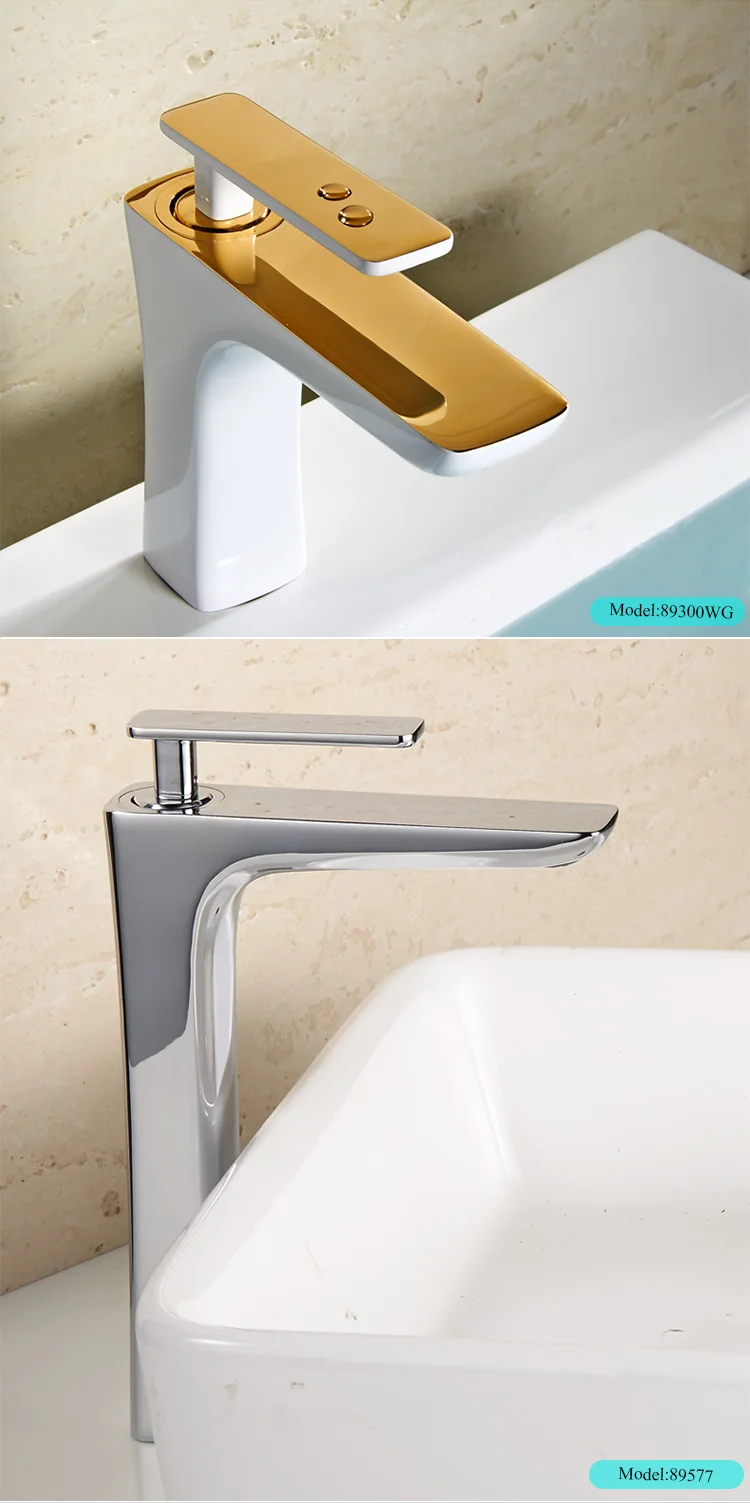 New Products On China Market White Painting Bathroom Basin Faucet