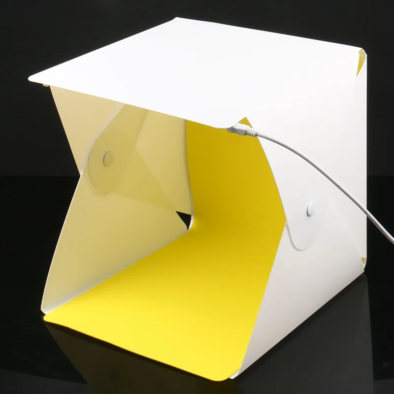 

hot sales  LED Table Top Mini Foldable Portable Photo Studio Light Box for Photographing Shooting Tent, White