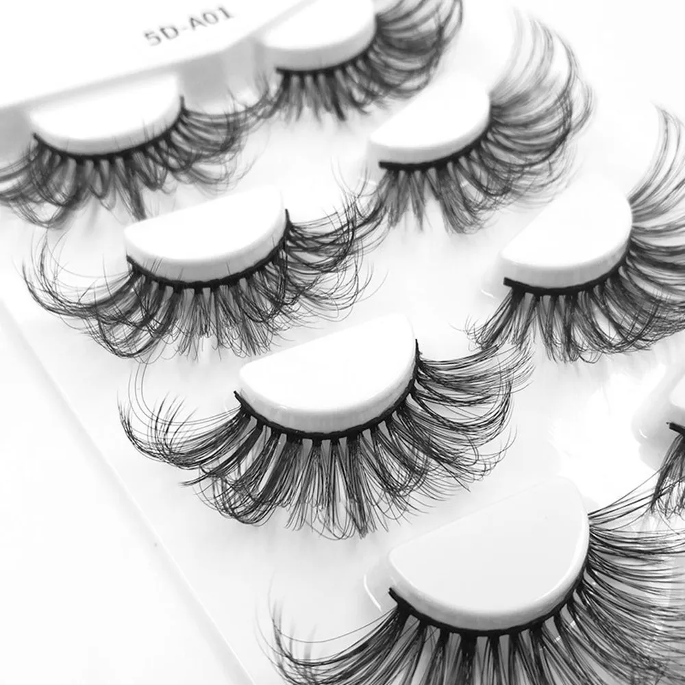 

lashes 3d wholesale vendor 4 pairs pack flower trays Full Strip Lashes False Eyelashes Type 25mm eyelashes