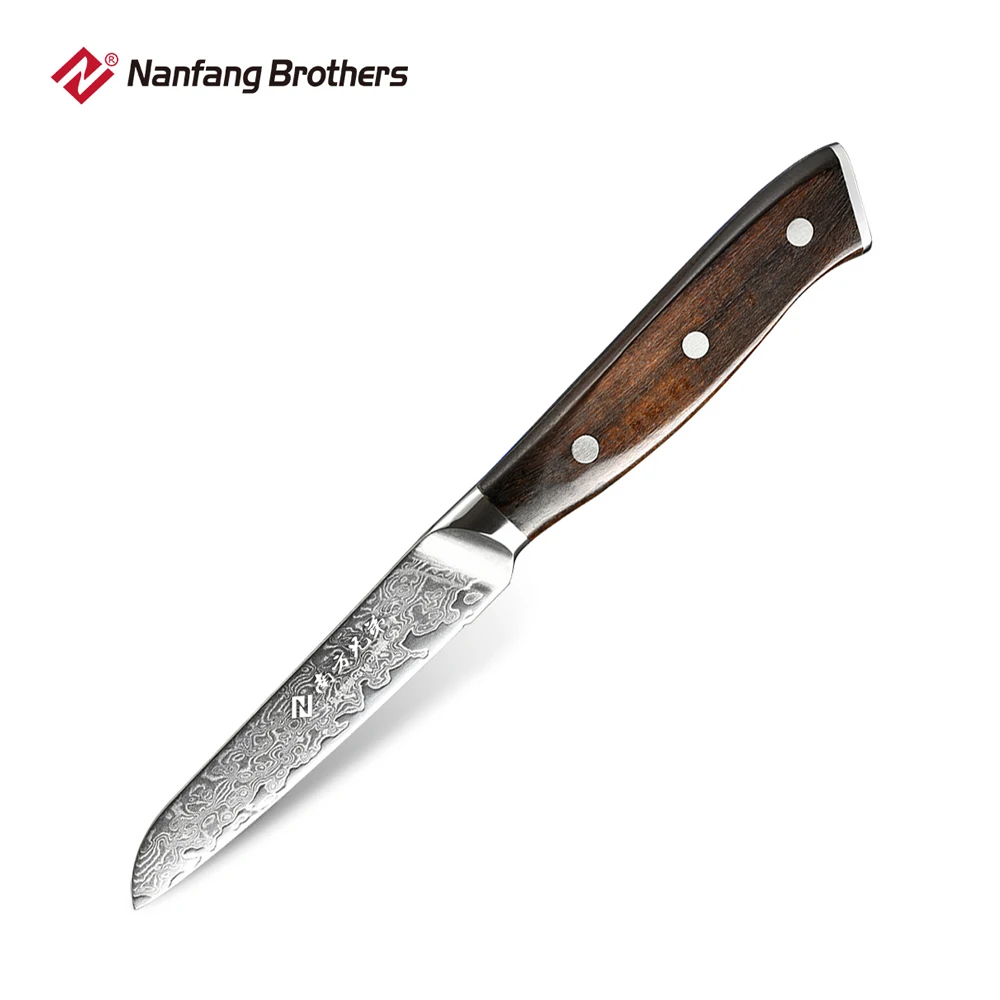 

Nanfang Brothers Professional Peeling Knife Damascus Steel 3.5 Inch Paring Fruit Knife