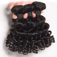 

Grade 9A Brazilian Human Hair Curly Wave 3~4 Bundles Unprocessed Virgin Bouncy Curly Hair Weave Human Bundles Natural Color
