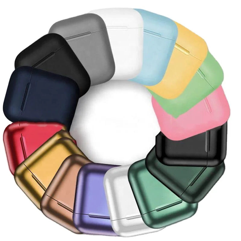 

Hot Sale Metal inpods i12 True Wireless Earbuds matte inpods 12 TWS Portable tws i12, 9colors