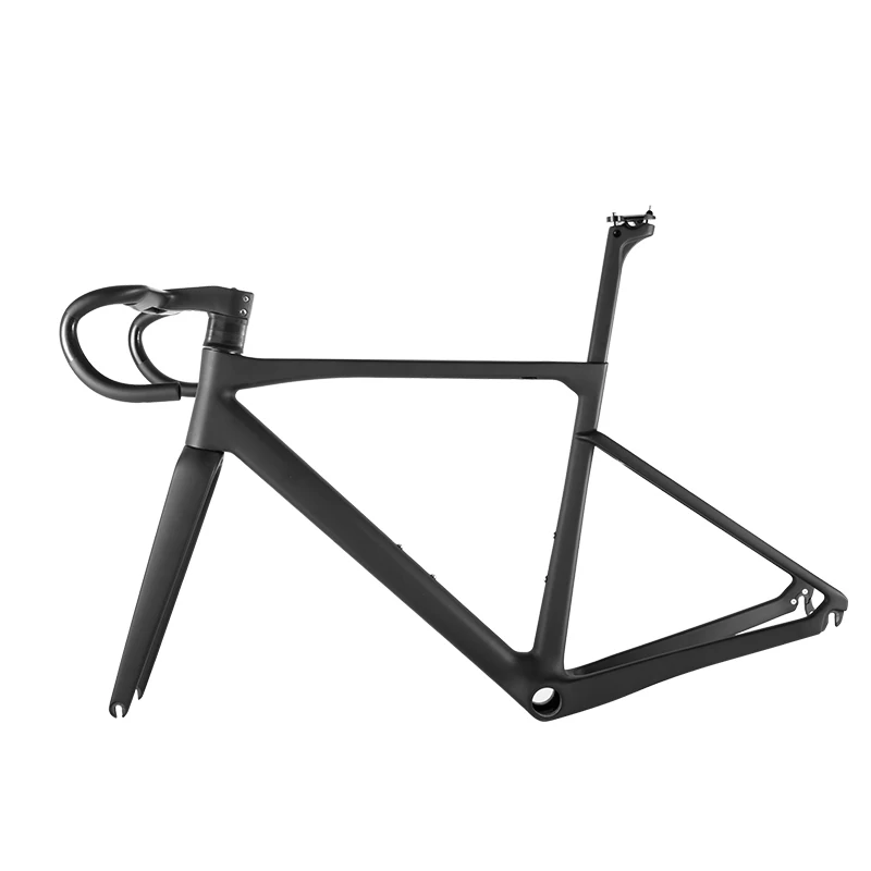 

V-Brake Super light carbon fiber road racing bicycle frame OEM BB86 Press fit china factory bike frames, Customer's request