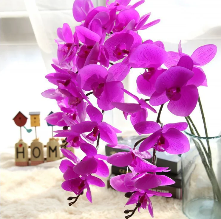 

36 inches Artificial Orchid Flowers Stem For Wholesale
