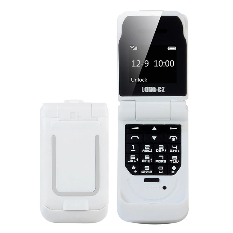 

0.66 inch luxury high quality mini wireless 2G flip mobile phone
