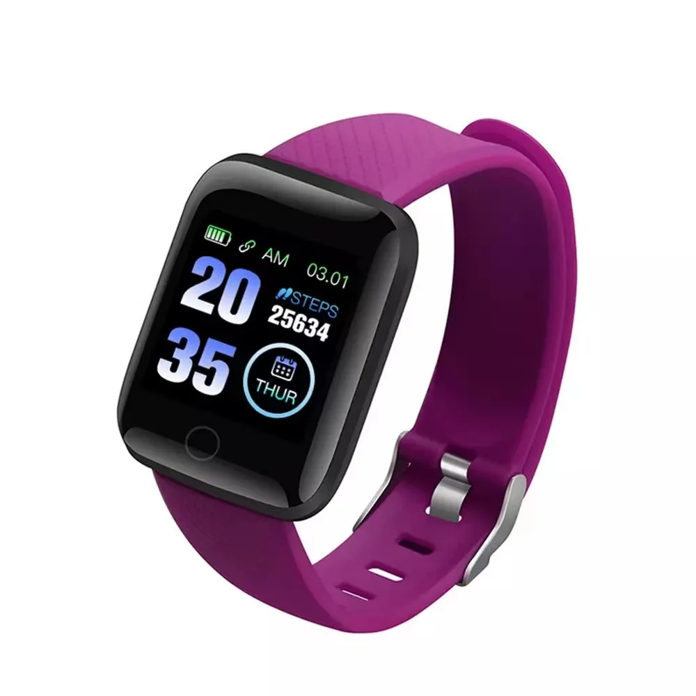 

New D13 smartwatch with bluetooth 4.0 heart rate smart watch 116 Plus smart bracelet for iPhone android