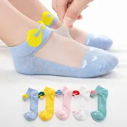 5 Pairs/children Socks Girls Boys Summer Baby Cott