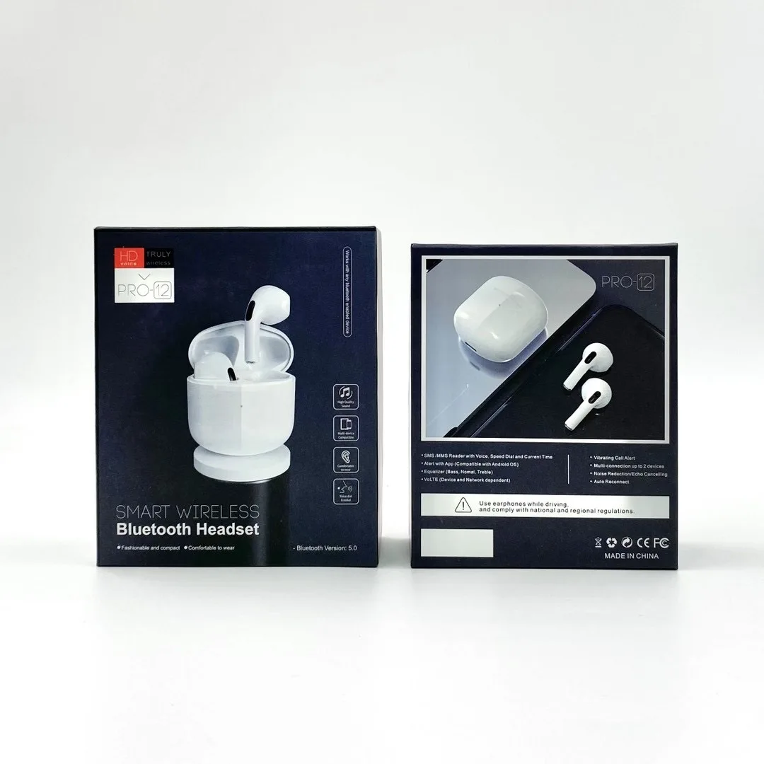 

New design Pro 12 Wireless Promotion Earphone, White