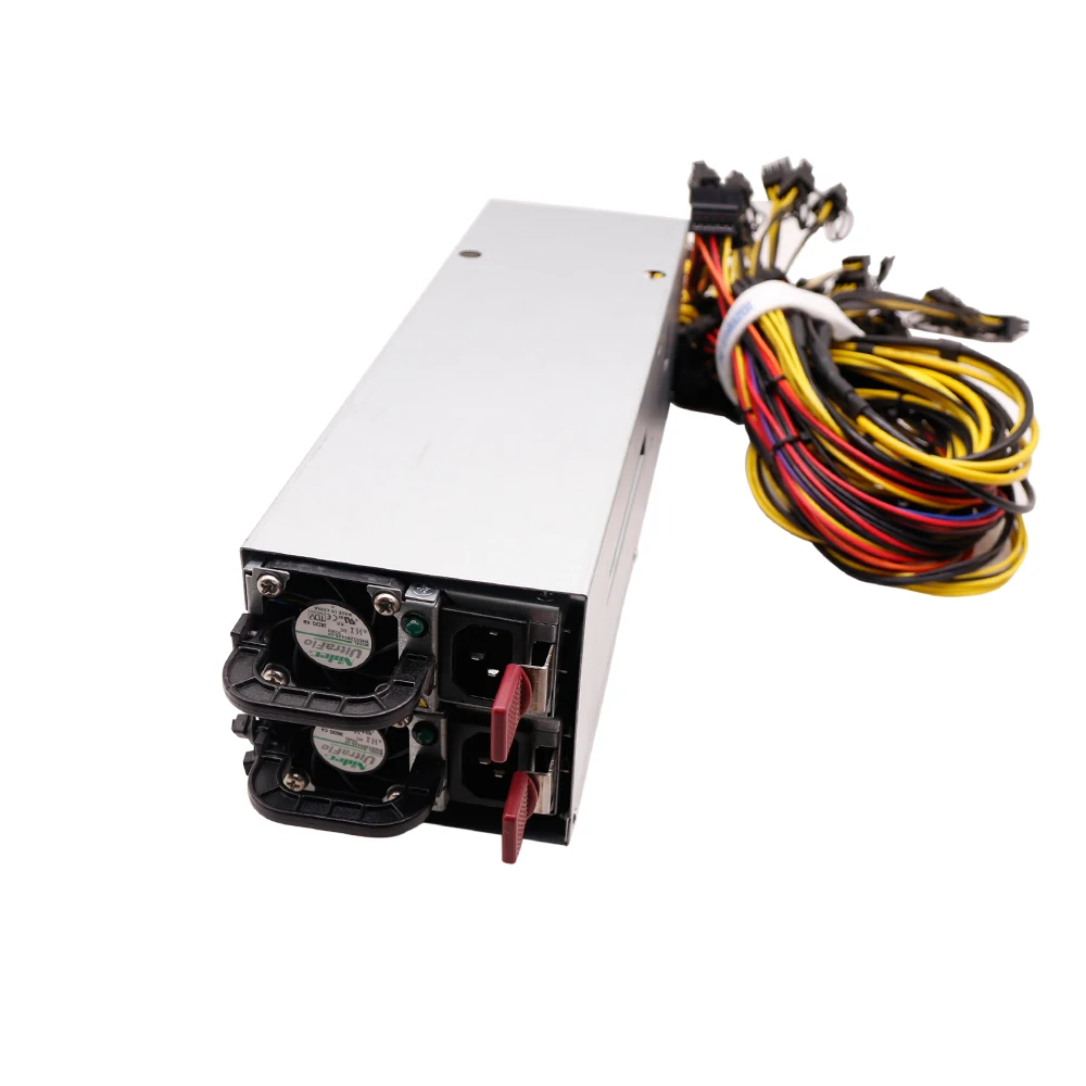 

PSU Power Supply 90 Gold Plus Bitmain Antminer GPU Mining 110v/1600w 220v/2400w power supply, Golden