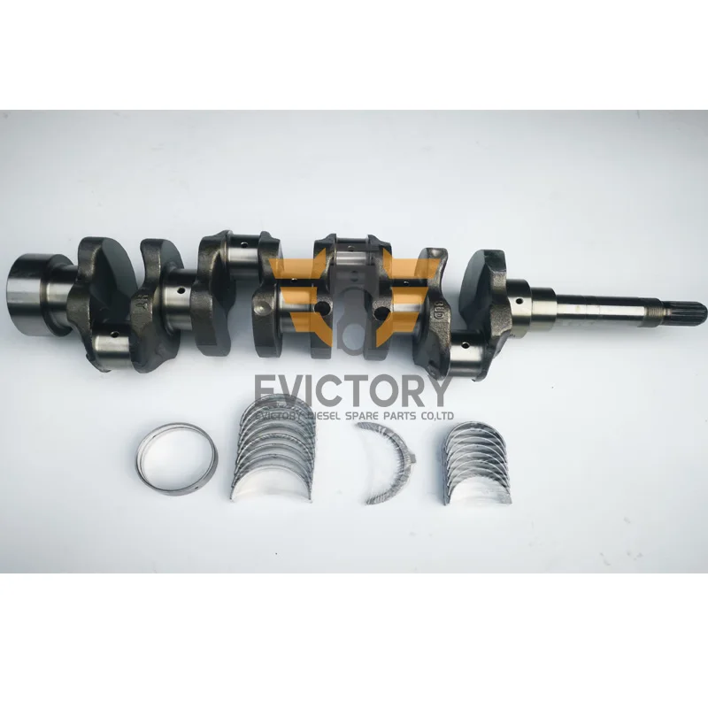 

Steel V2403M V2403T V2403 V2403-DI-T crankshaft for Kubota EXCAVATOR with bearing