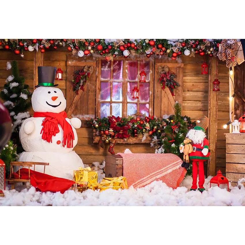 

7x5ft Christmas 3D Photography Backdrops Child Christmas Fireplace Decoration Background for Photo Studio