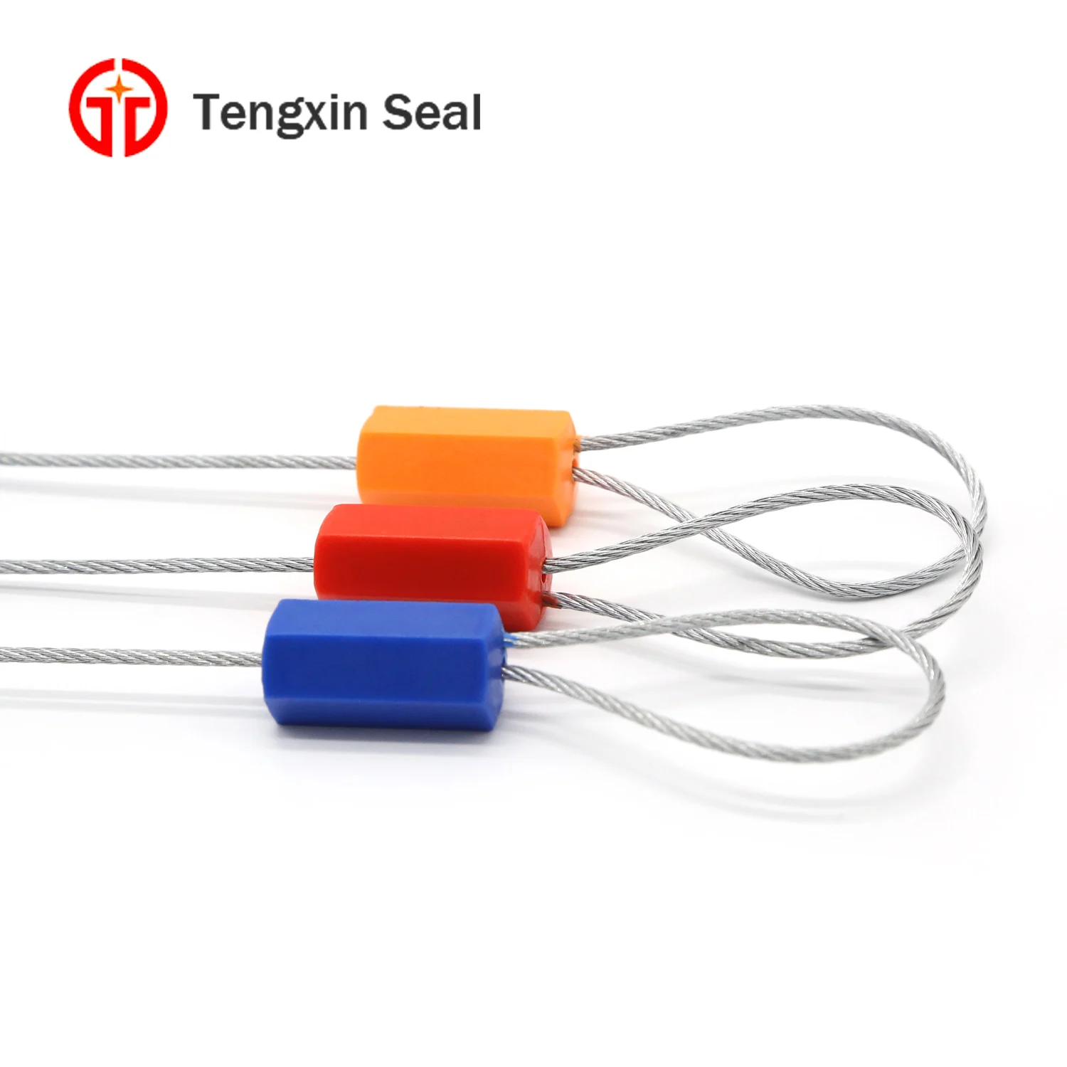 

TXCS 201 Pull Tight Locking Plastic Lock Head Cable Seals with Adjustable Length, Red, bule, yellow, orange or customized