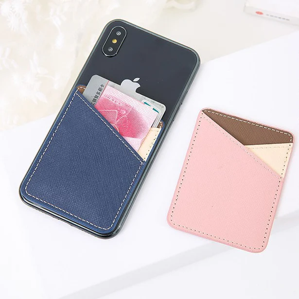 

2021 customized Pu leather Phone case card holder, 4 color