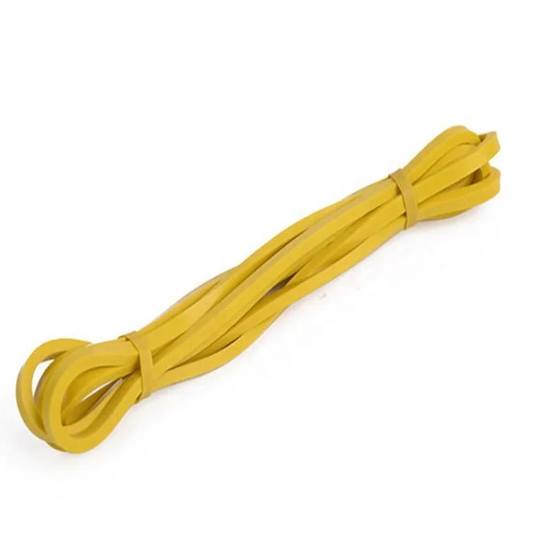 

Professional Custom Logo Color Natural Latex Fitness Yellow Gym Home Training Elastic Exercise Pull Up Resistance Bands, Yellow and custom color