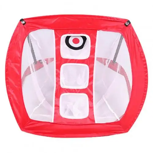 

Factory Direct Pop Up Golf Chipping Net Game Target Customized Accessories Indoor Outdoor Practice Golf Net, Black,red,blue