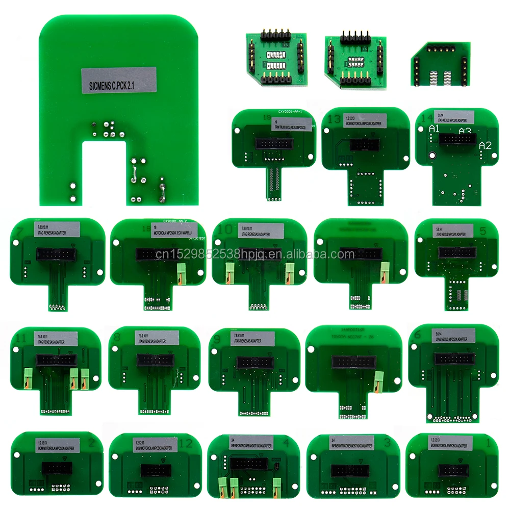 22PCS Full Set of BDM Frame ECU RAMP adapters for K-TAG KESS KTM BDM Trasdata