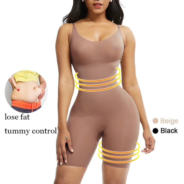 

Wholesale New Listing High Waist Tummy Control Butt Lifter Hip Enhance Shapewear Women Plus Size Full Body Shjapewear, Nude and black
