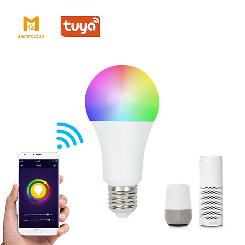 Smart LED  Bulb A60 A19 9W Works with Amazon Alexa and Google Home