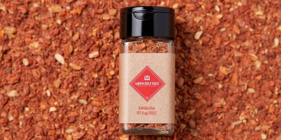 Close-up of Urfa Biber chile flakes