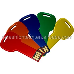 Custom logo Metal Key Shape USB Flash Drives Pen Drive 64GB 32GB 16GB 8GB USB stick 128GB - ANKUX.COM