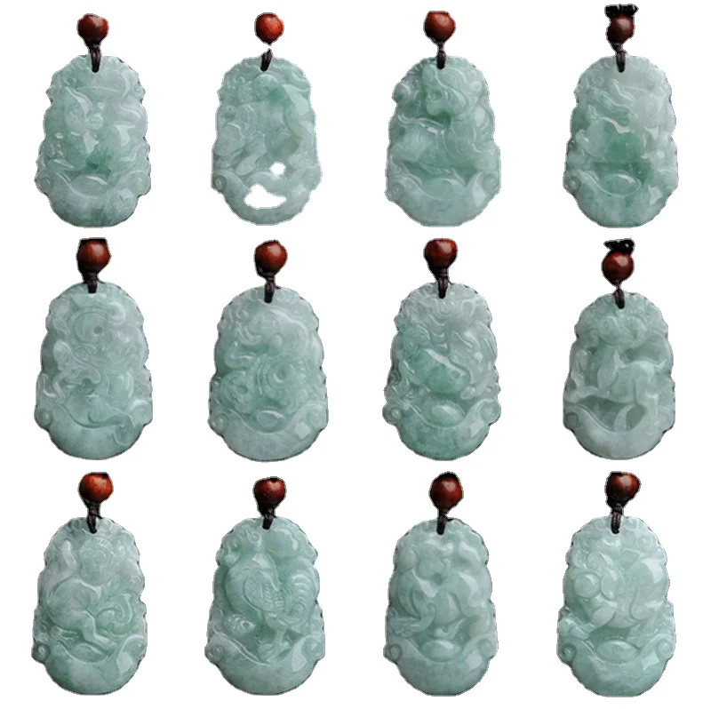

Guardian Pendant jade necklace, Green
