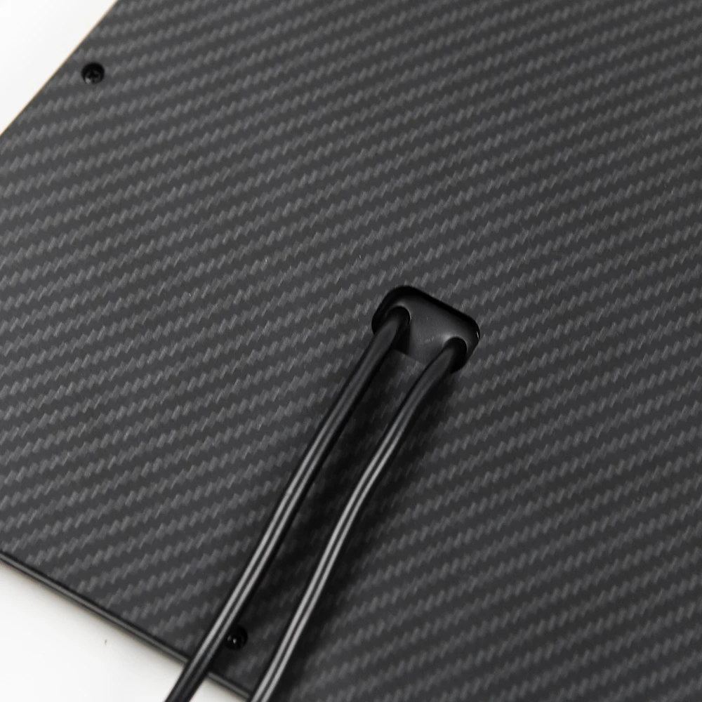 Tesla Model 3 Carbon Fiber Black Wireless Phone Charger Tesla Model 3 Dual Phone Charging Pad