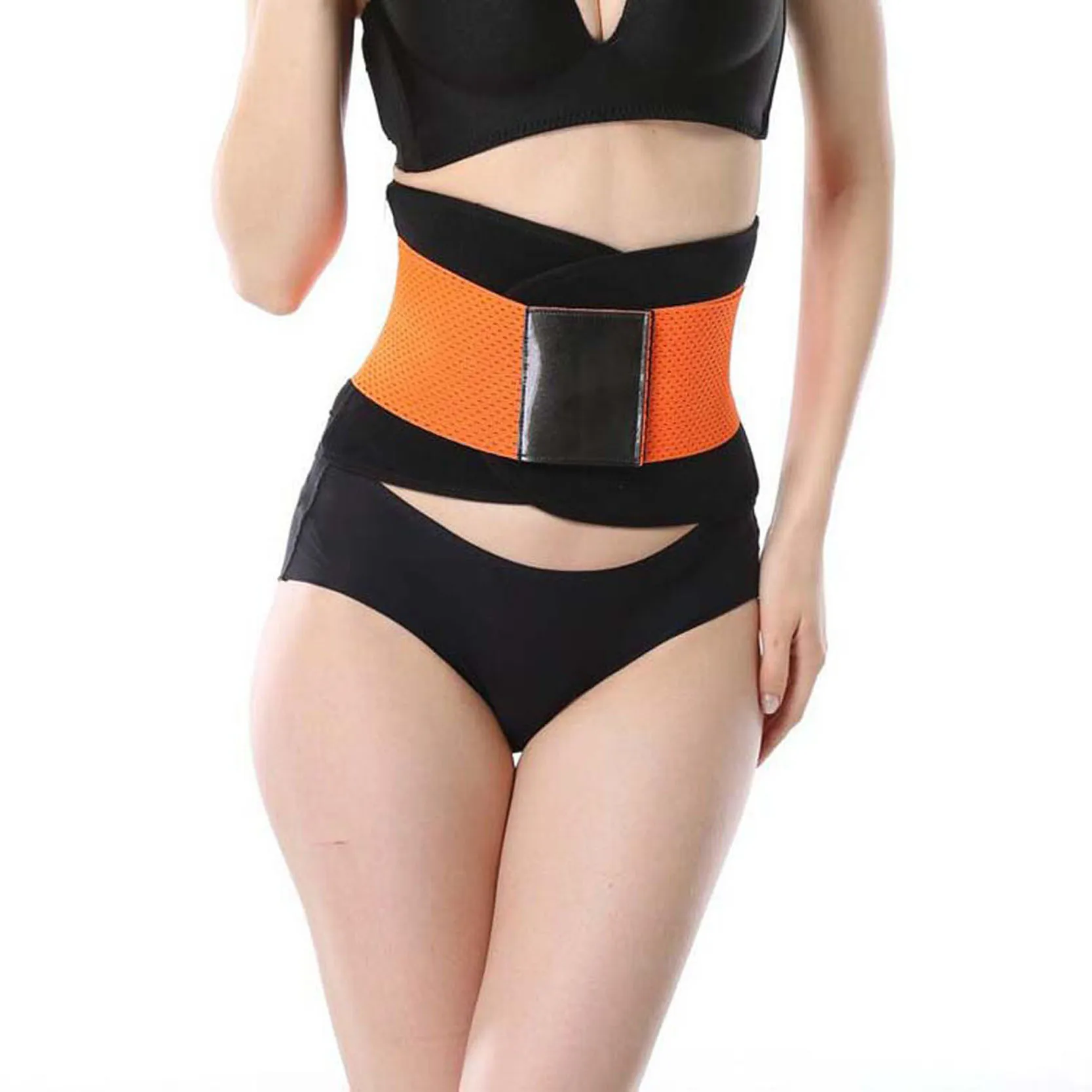 

European and American men's and women's sports plastic belts, postpartum belly body shaping belts, Custom color