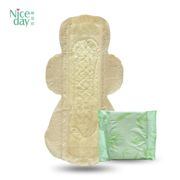Ultra-thin Bamboo Fiber Sanitary Napkins for Women