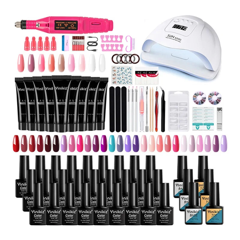 

Support Customized LOGO Nail Polish, There Are 33 Colors and Acrylic Gel 120w Nail Polish Novice Nail Kit, Customised