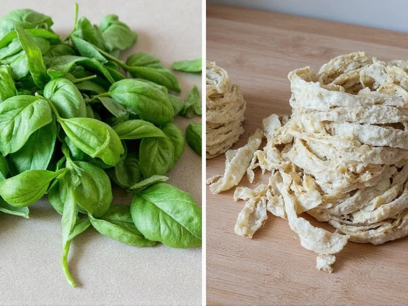 1/2 Cup Fresh Basil to Dried Conversion: Exact Measurements