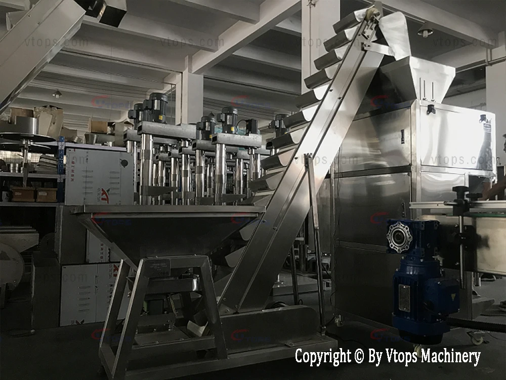 Multi-Head Weigher Granule Vegetables Fruits Food Seeds Packing Machine